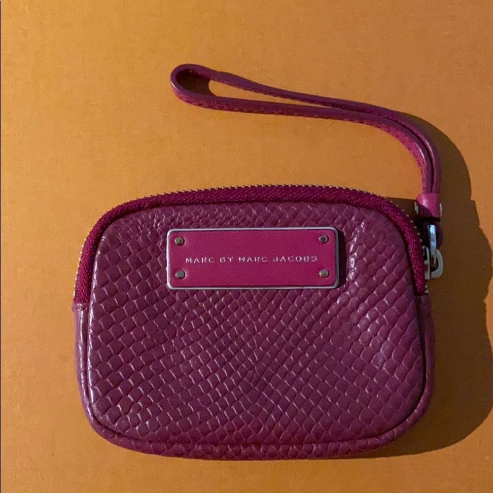 Marc by Marc Jacobs small carmine wristlet